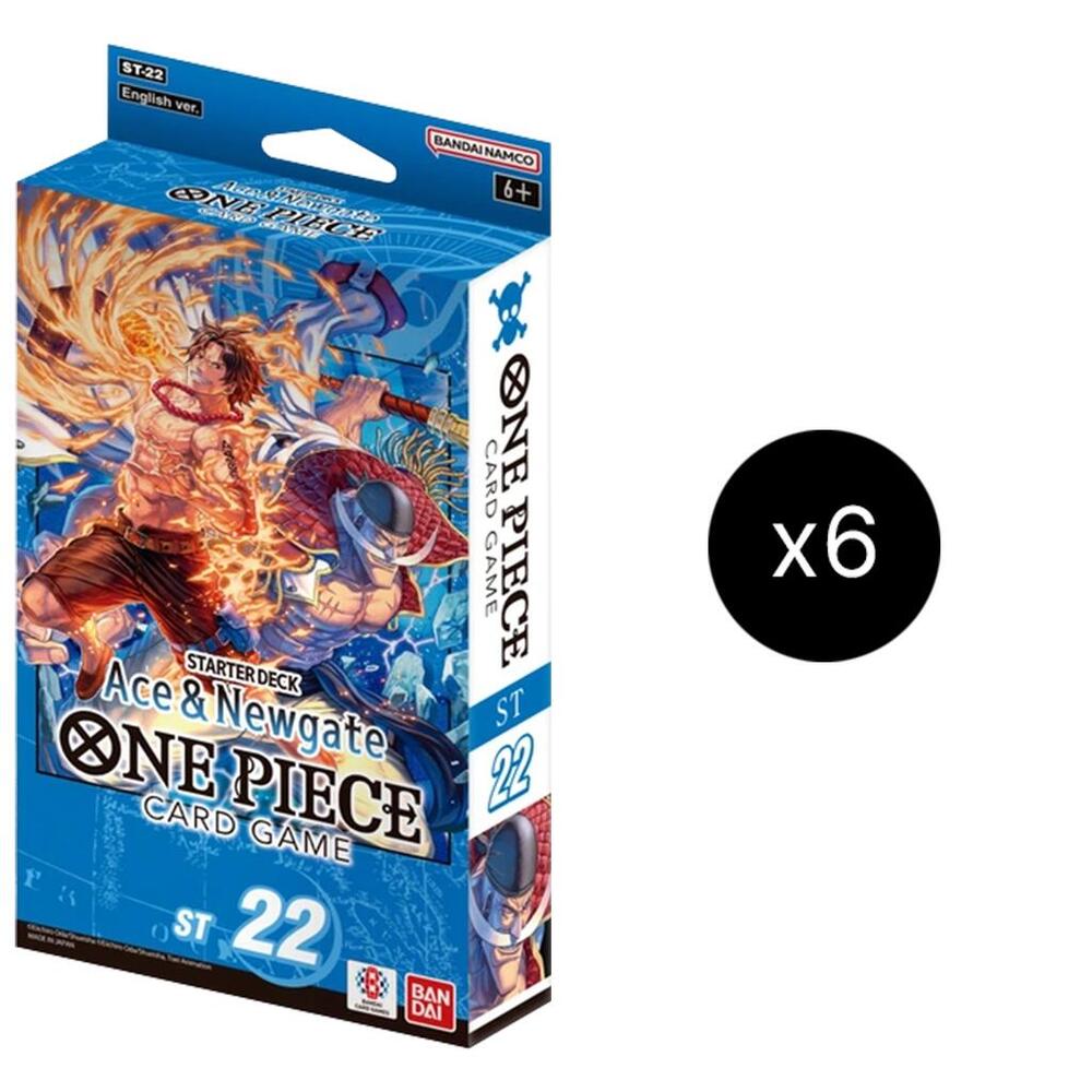 One Piece Starter Deck 22: Ace & Newgate Display – Englisch