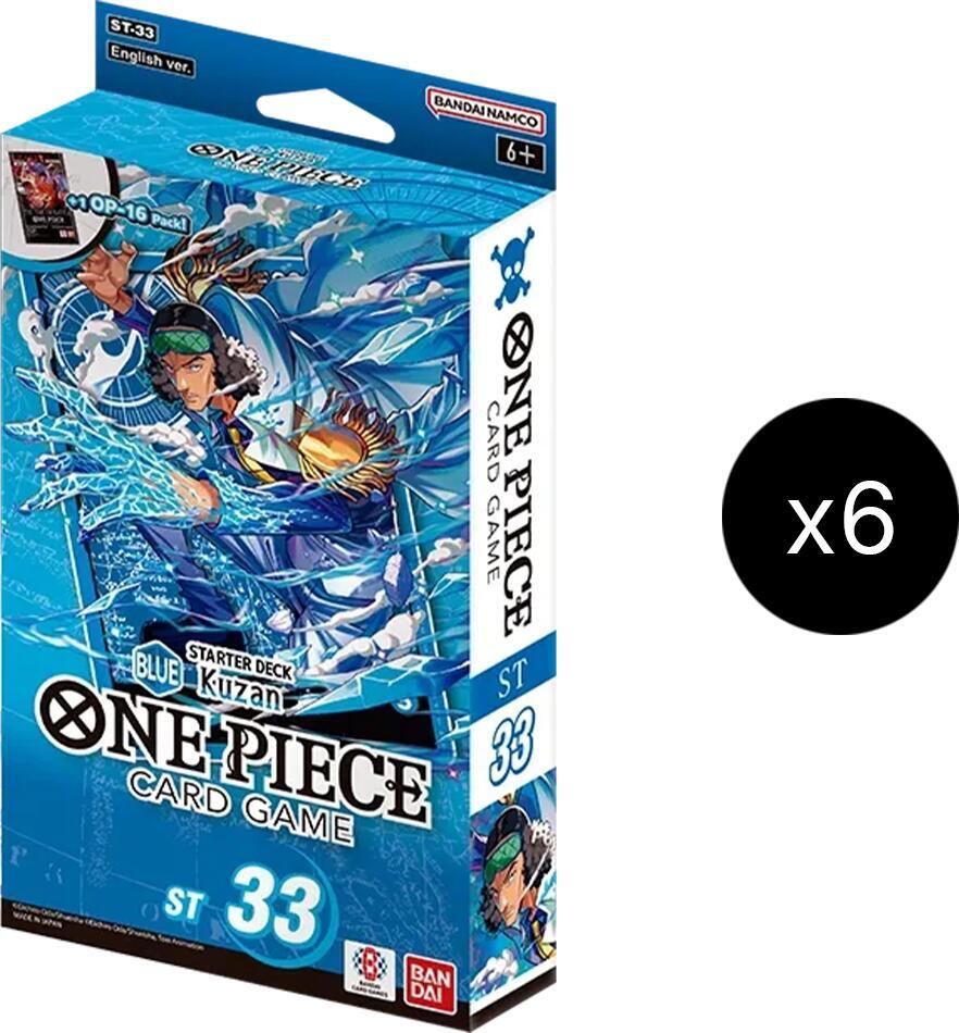 One Piece Starter Deck 33: BLUE Kuzan Display – Englisch