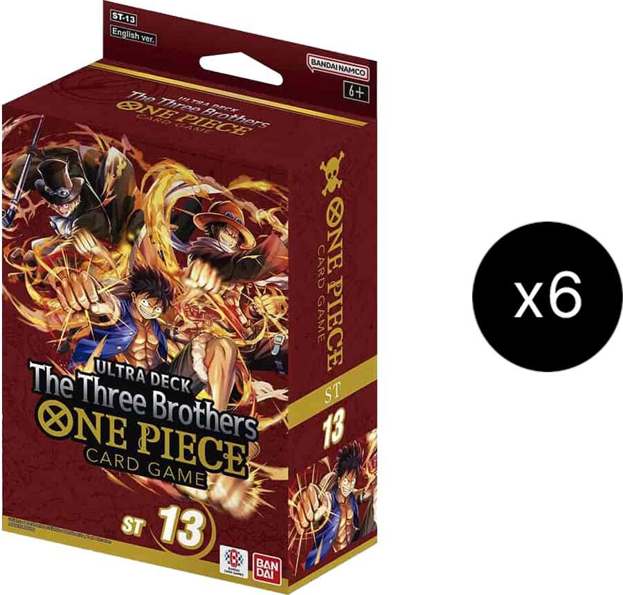 One Piece Ultra Deck: The Three Brothers Display – Englisch