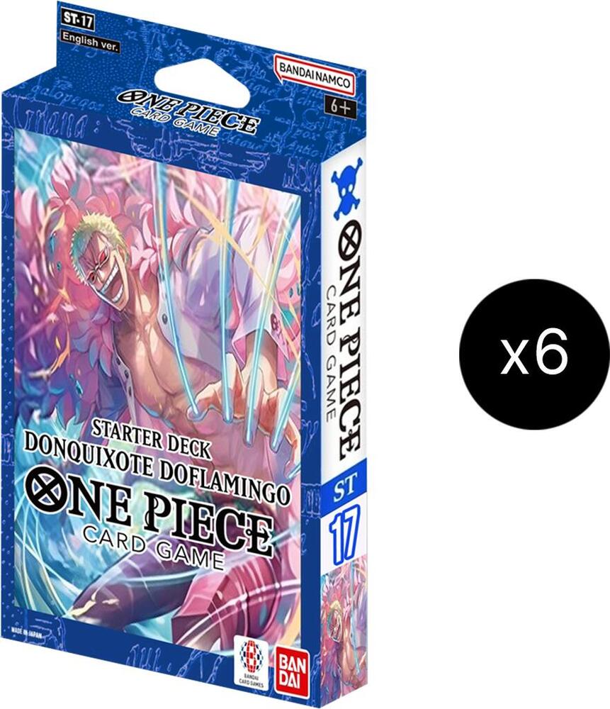One Piece Starter Deck 17: BLUE Donquixote Doflamingo Display – Englisch