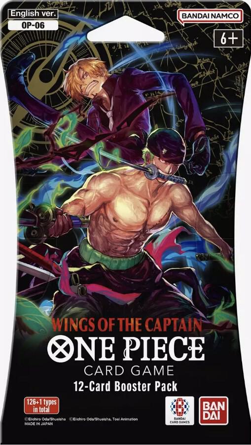 One Piece Wings of the Captain - Sleeved Booster Pack – Englisch