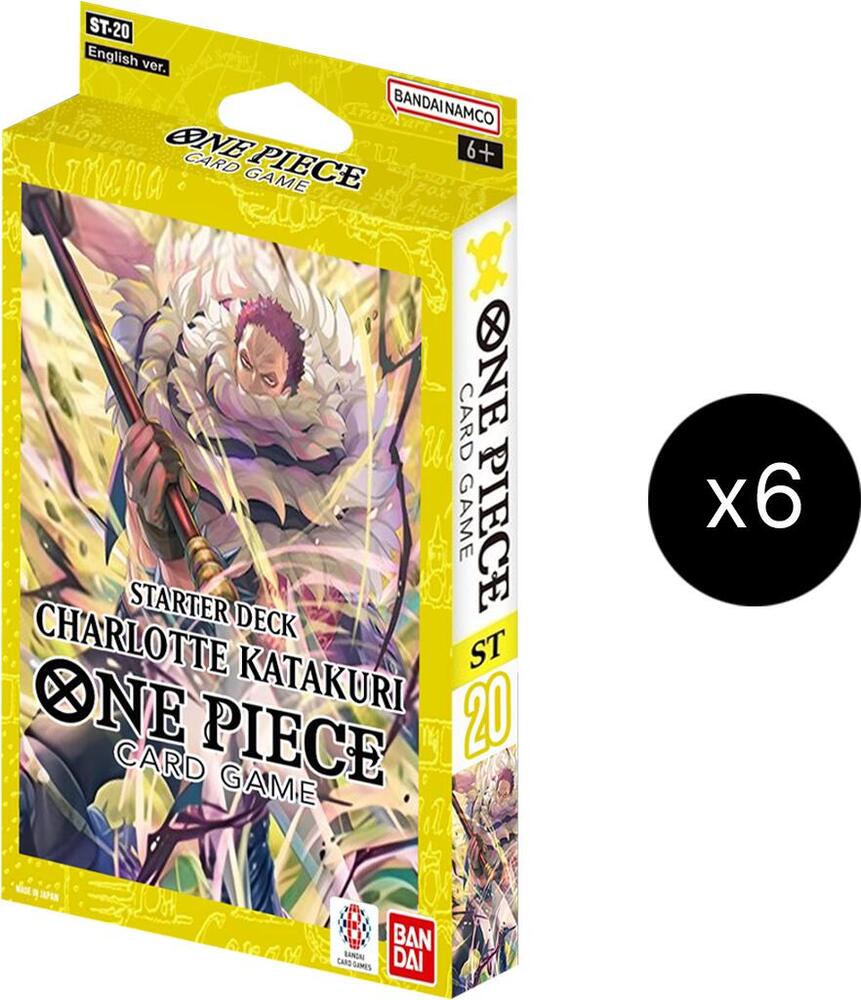 One Piece Starter Deck 20: YELLOW Charlotte Katakuri Display – Englisch