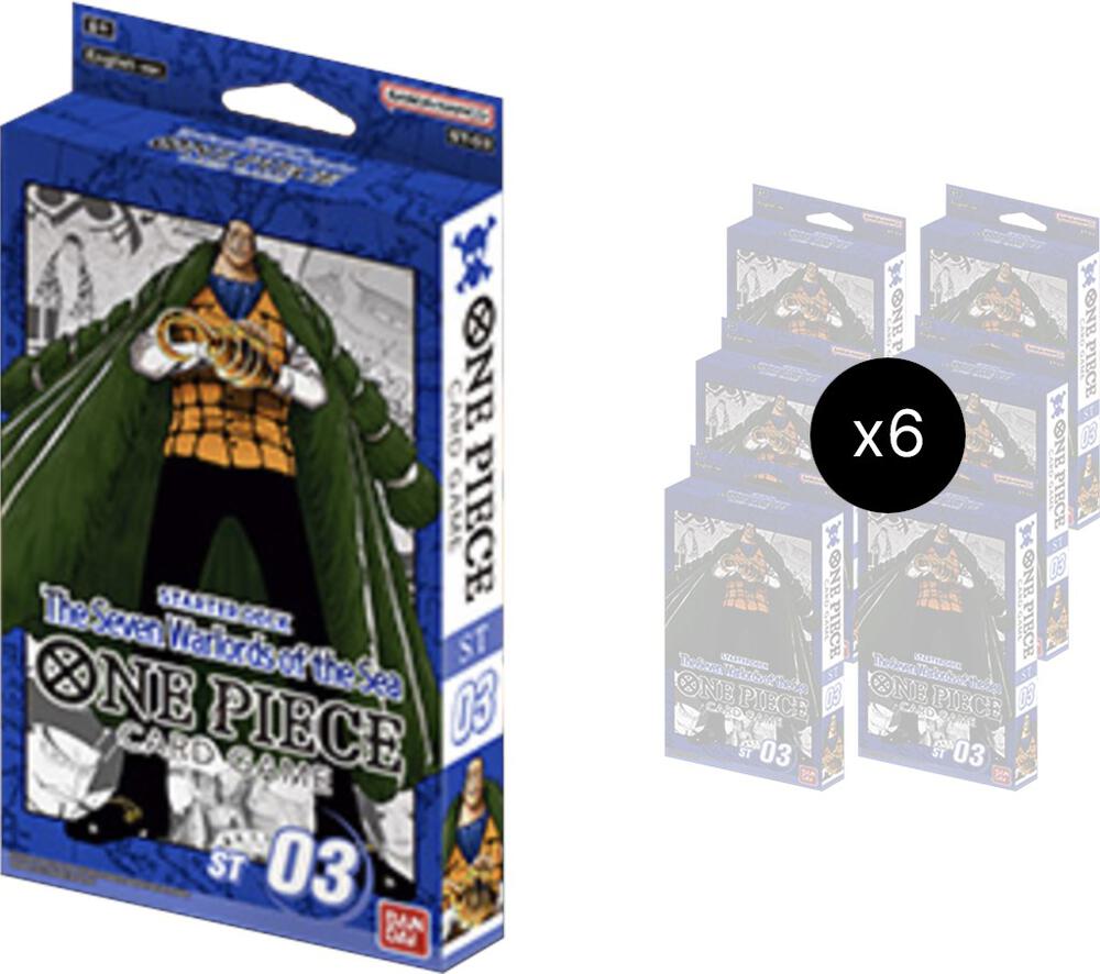 One Piece Starter Deck 3: The Seven Warlords of The Sea Display – Englisch