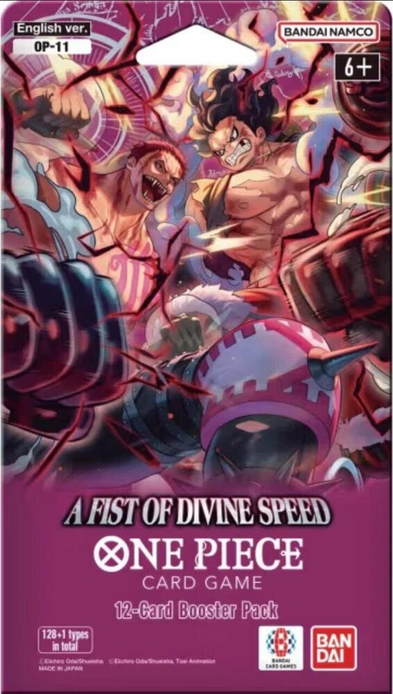 One Piece A Fist of Divine Speed - Sleeved Booster Pack – Englisch