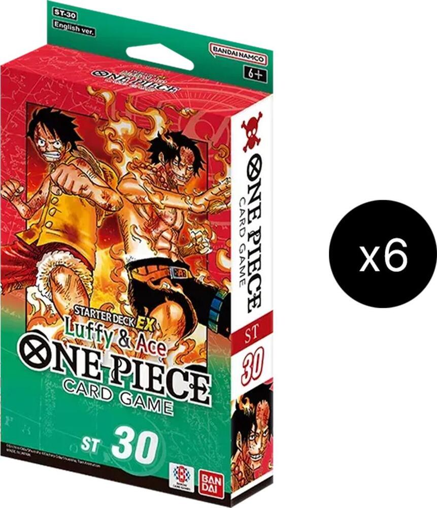 One Piece Starter Deck EX: Luffy & Ace Display – Englisch
