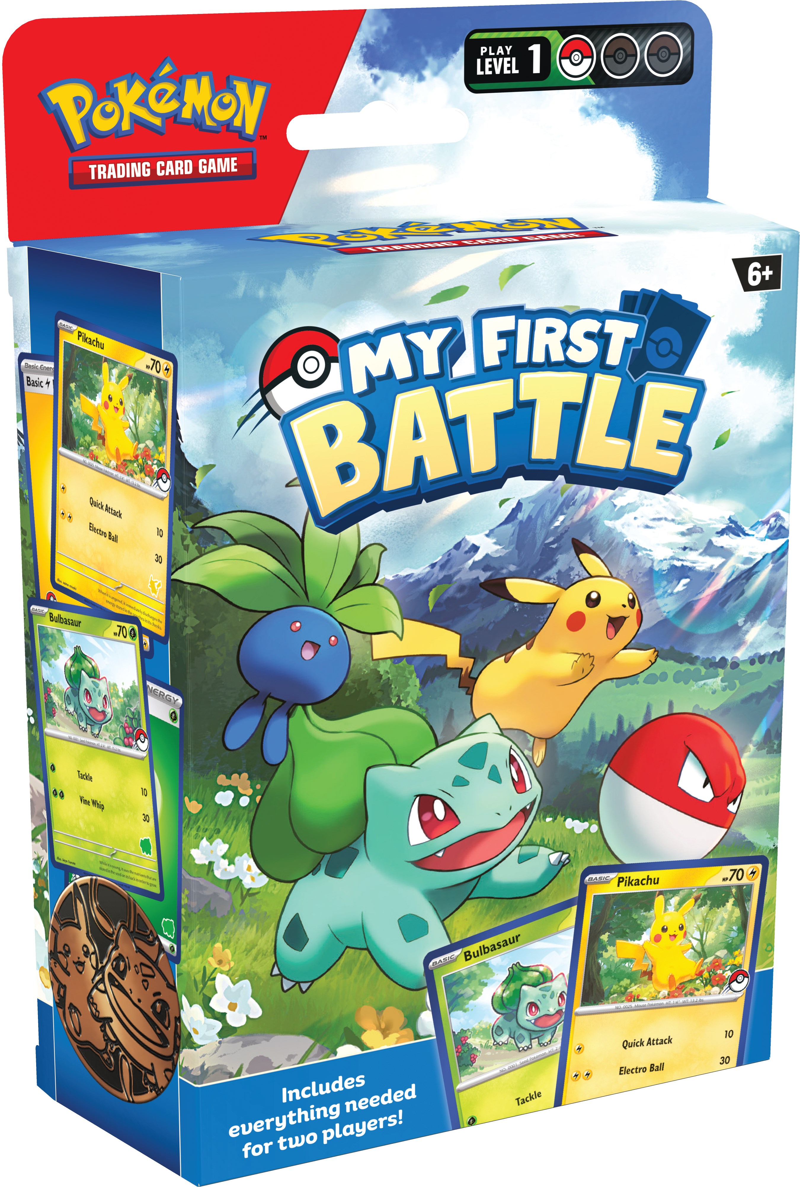 My First Battle – Pikachu & Bulbasaur