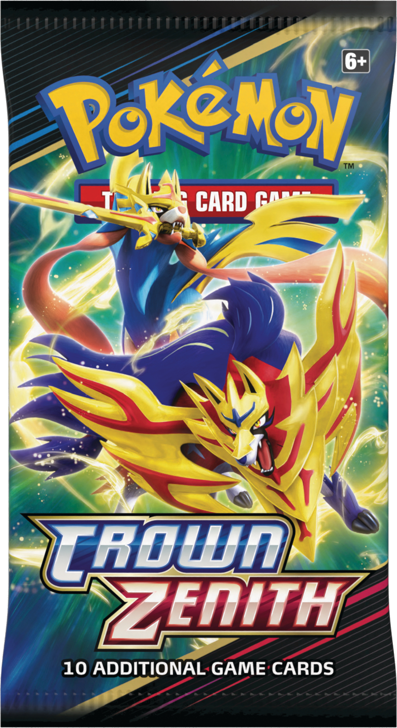 Crown Zenith Booster Pack Zacian and Zamazenta