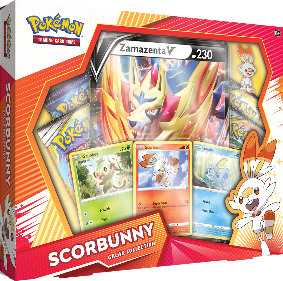 Galar Collection Scorbunny Zamazenta
