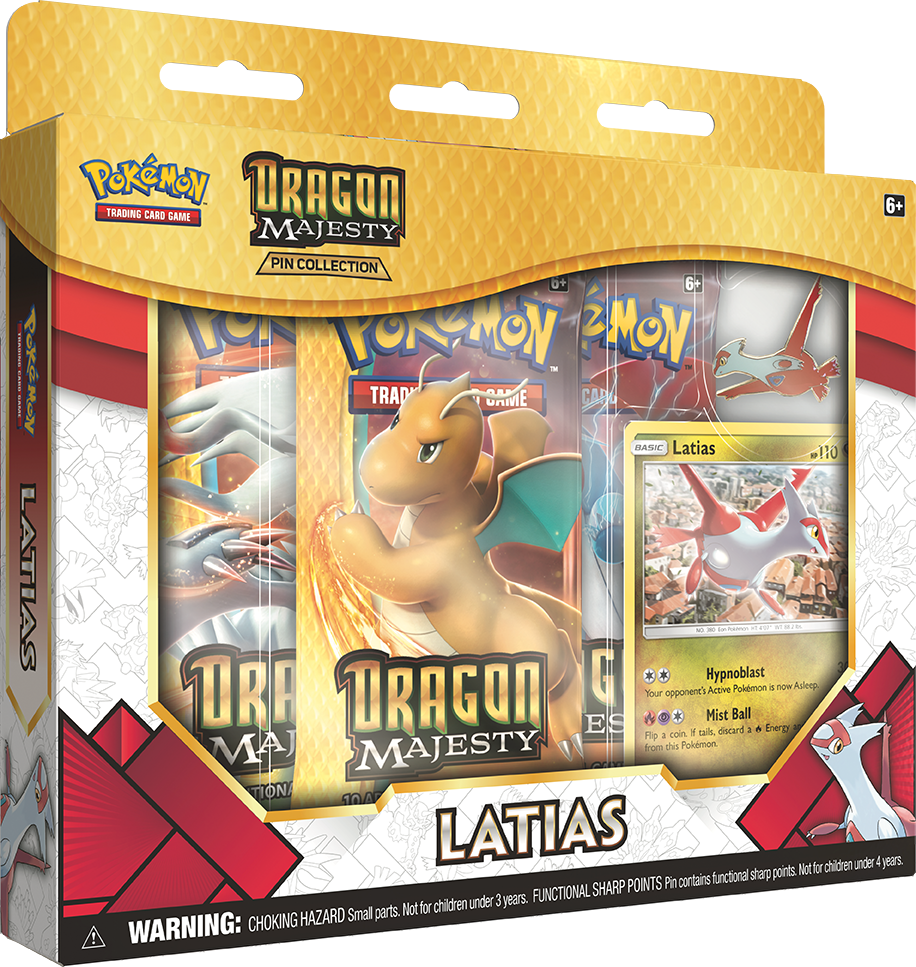 Dragon Majesty Pin Collection Latias