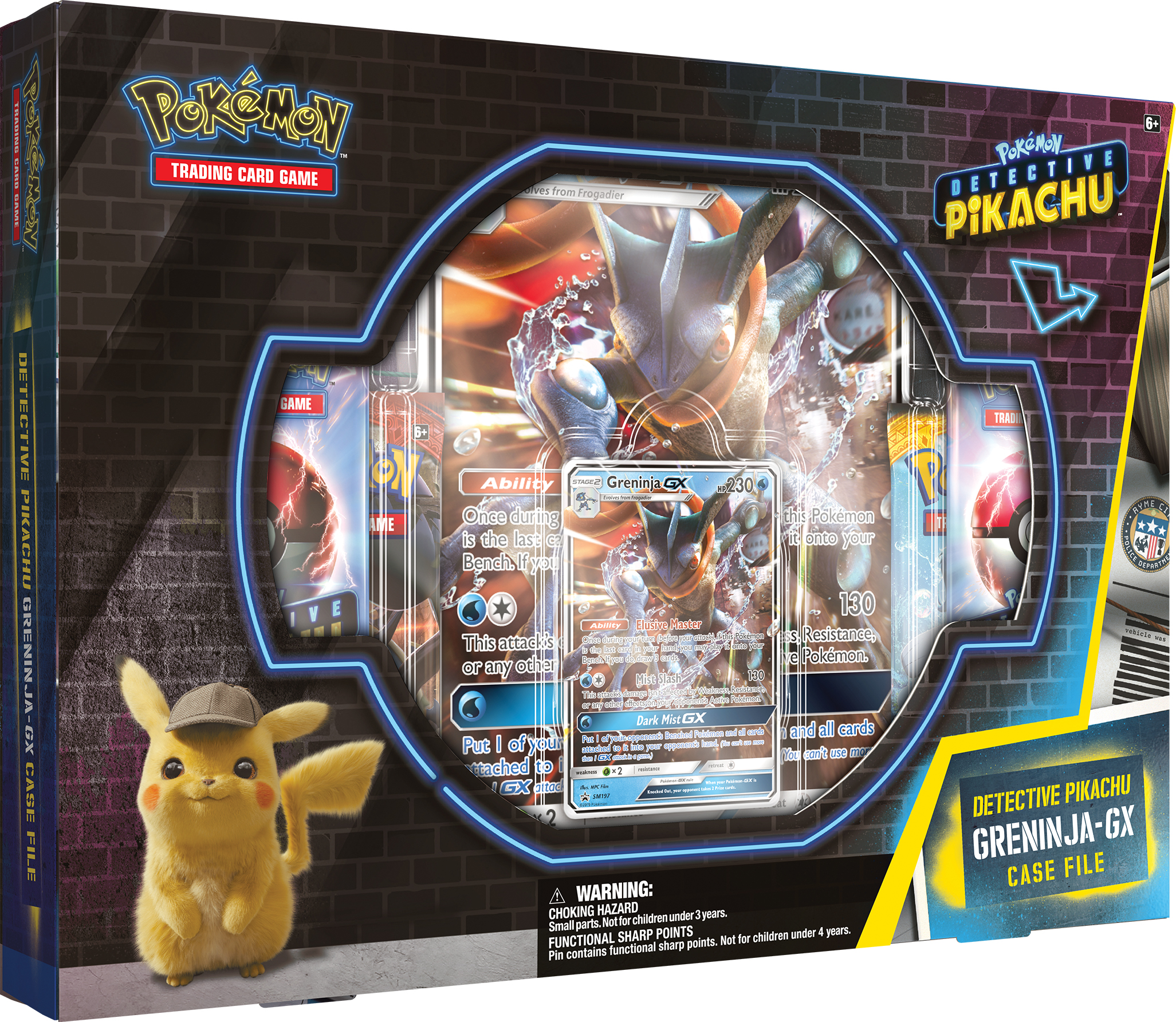 Detective Pikachu Greninja-GX Case File