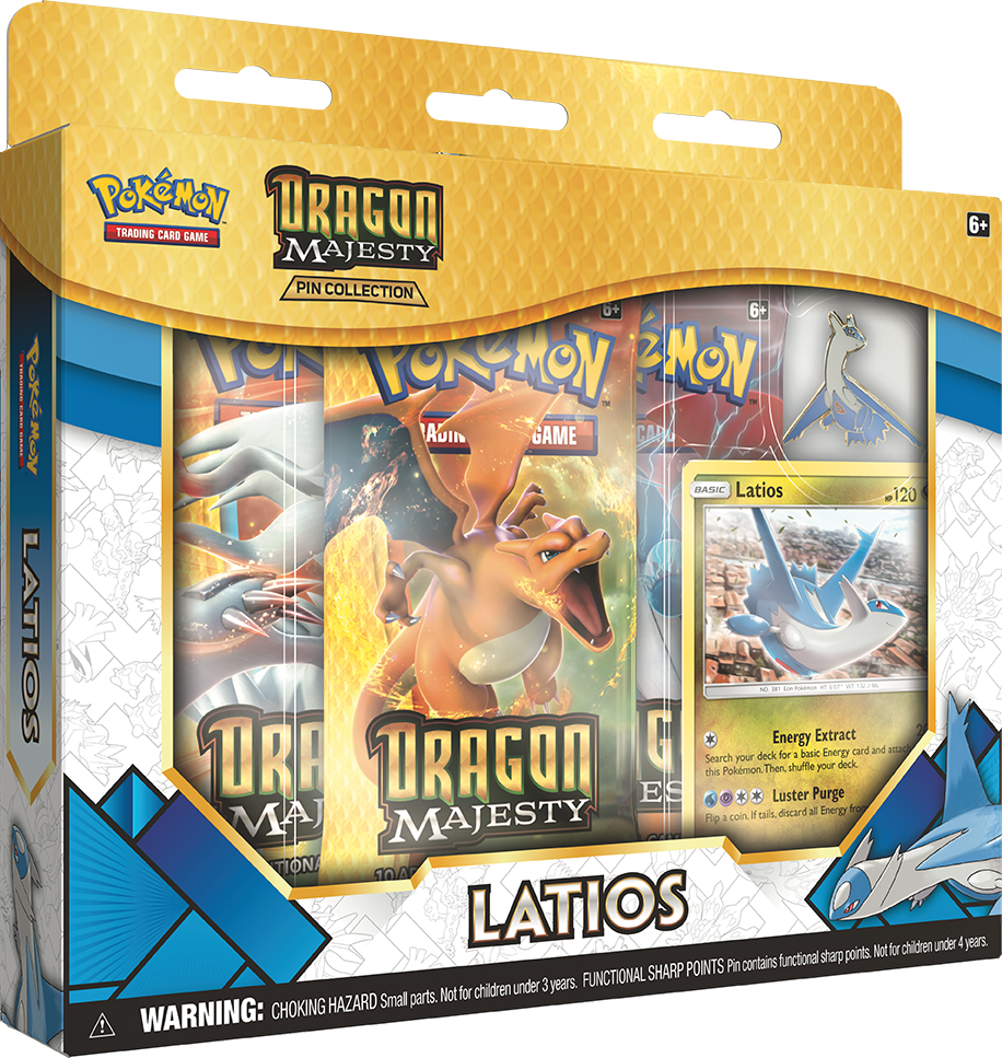 Dragon Majesty Pin Collection Latios