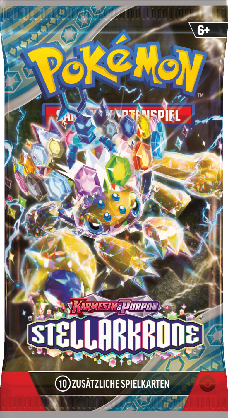 Pokémon Karmesin & Purpur – Stellarkrone Booster Galvantula – Deutsch