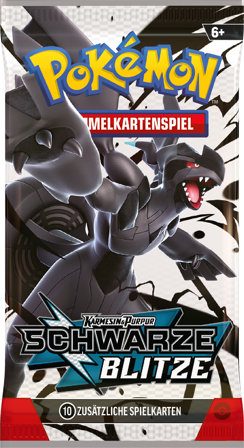 Pokémon Karmesin & Purpur – Schwarze Blitze Booster Zekrom – Deutsch