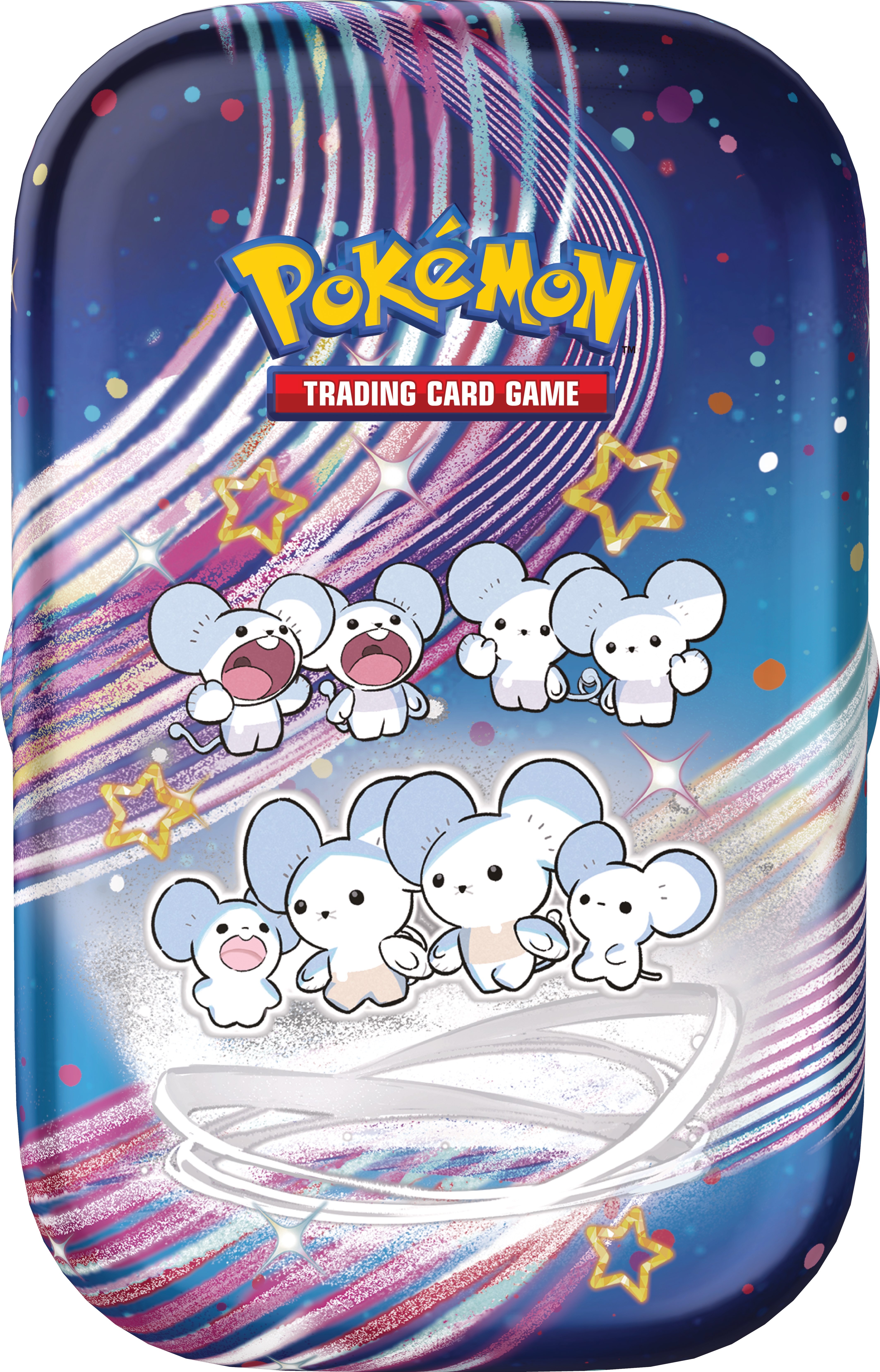 Pokémon Karmesin & Purpur – Paldeas Schicksale Mini-Tin-Box Maushold – Deutsch