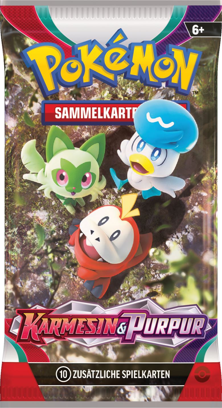 Pokémon Karmesin & Purpur Booster Paldea First Partner Pokemon – Deutsch