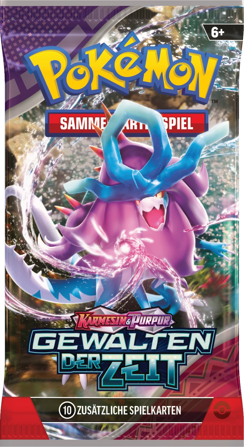 Pokémon Karmesin & Purpur – Gewalten der Zeit Booster Walking Wake – Deutsch