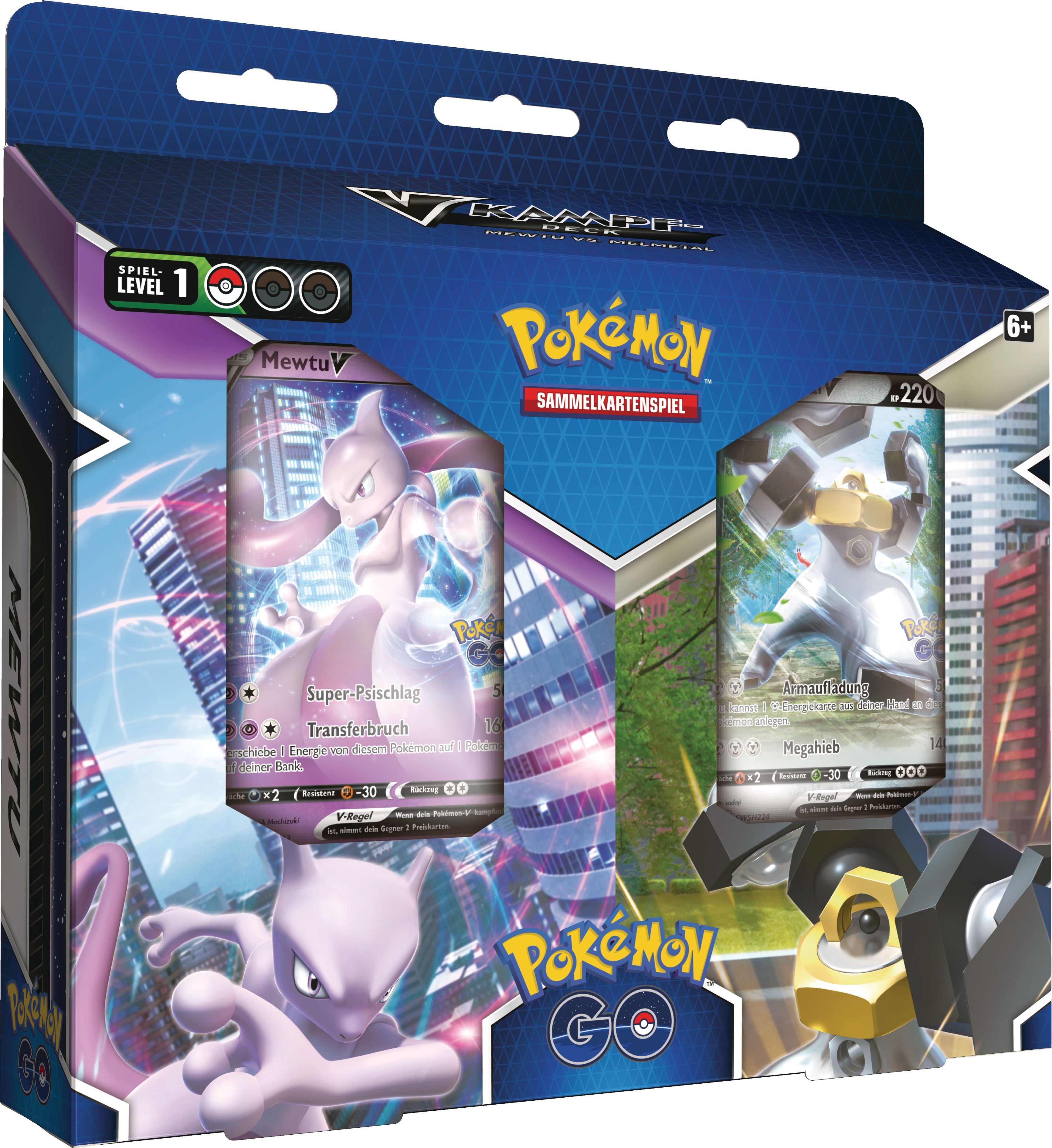 Pokémon GO V-Kampfdeck – Mewtwo vs. Melmetal – Deutsch