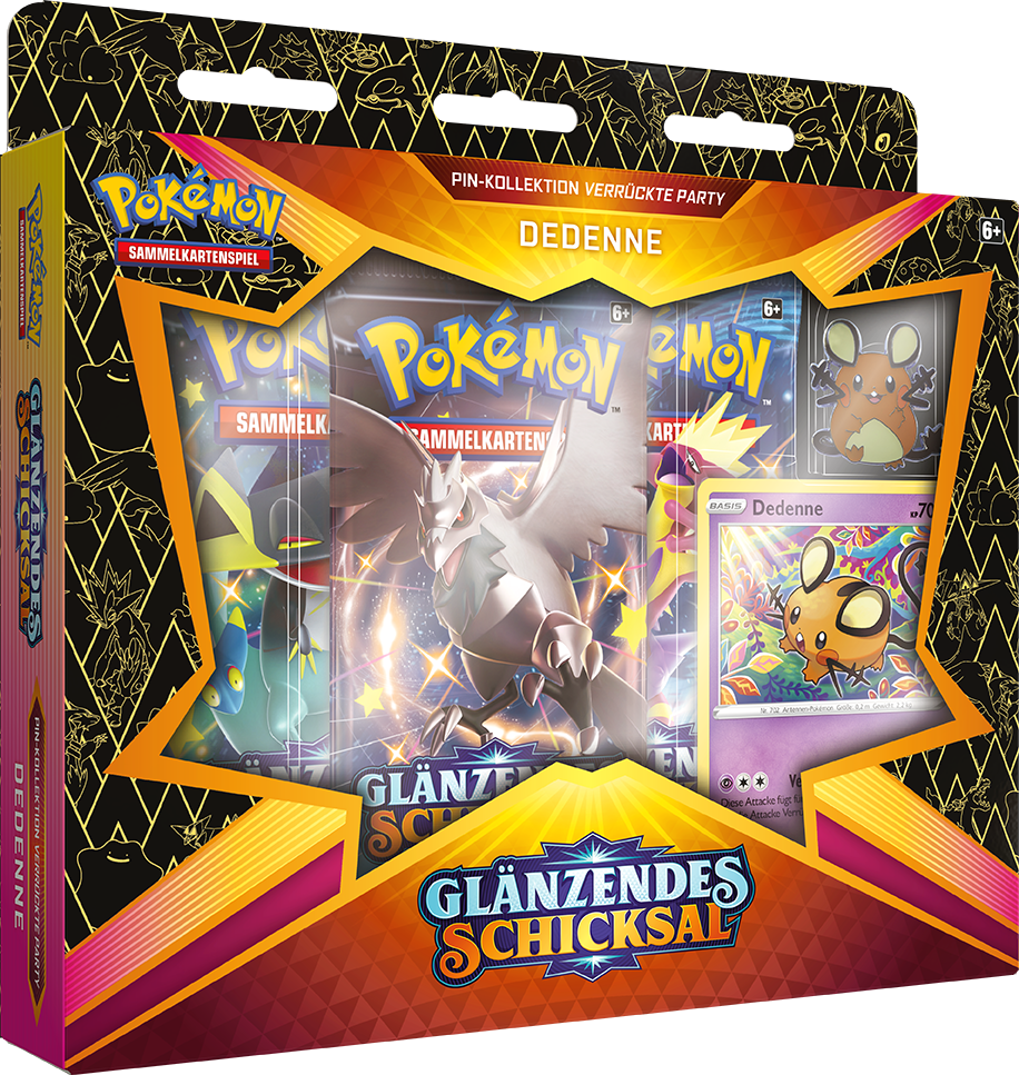 Pokémon Glänzendes Schicksal Pin-Kollektion Dedenne – Deutsch