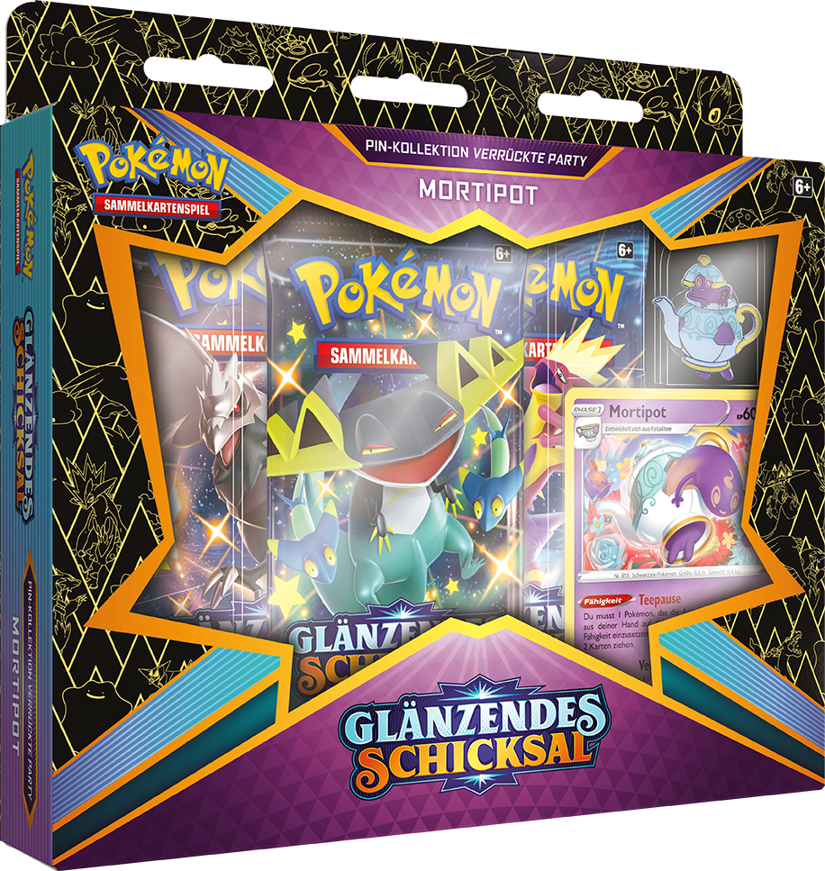 Pokémon Glänzendes Schicksal Pin-Kollektion Mortipot – Deutsch