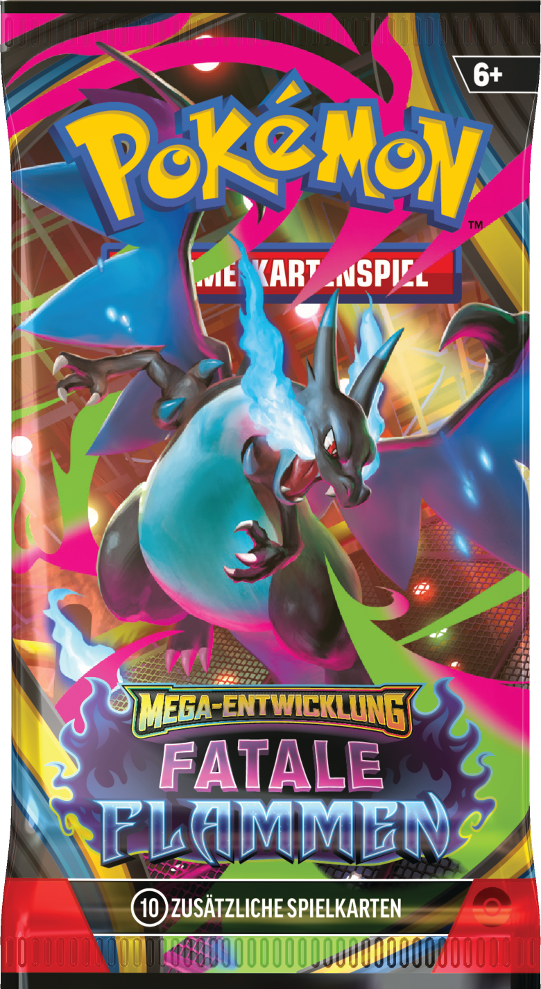 Pokémon Fatale Flammen Mega Charizard Booster – Deutsch