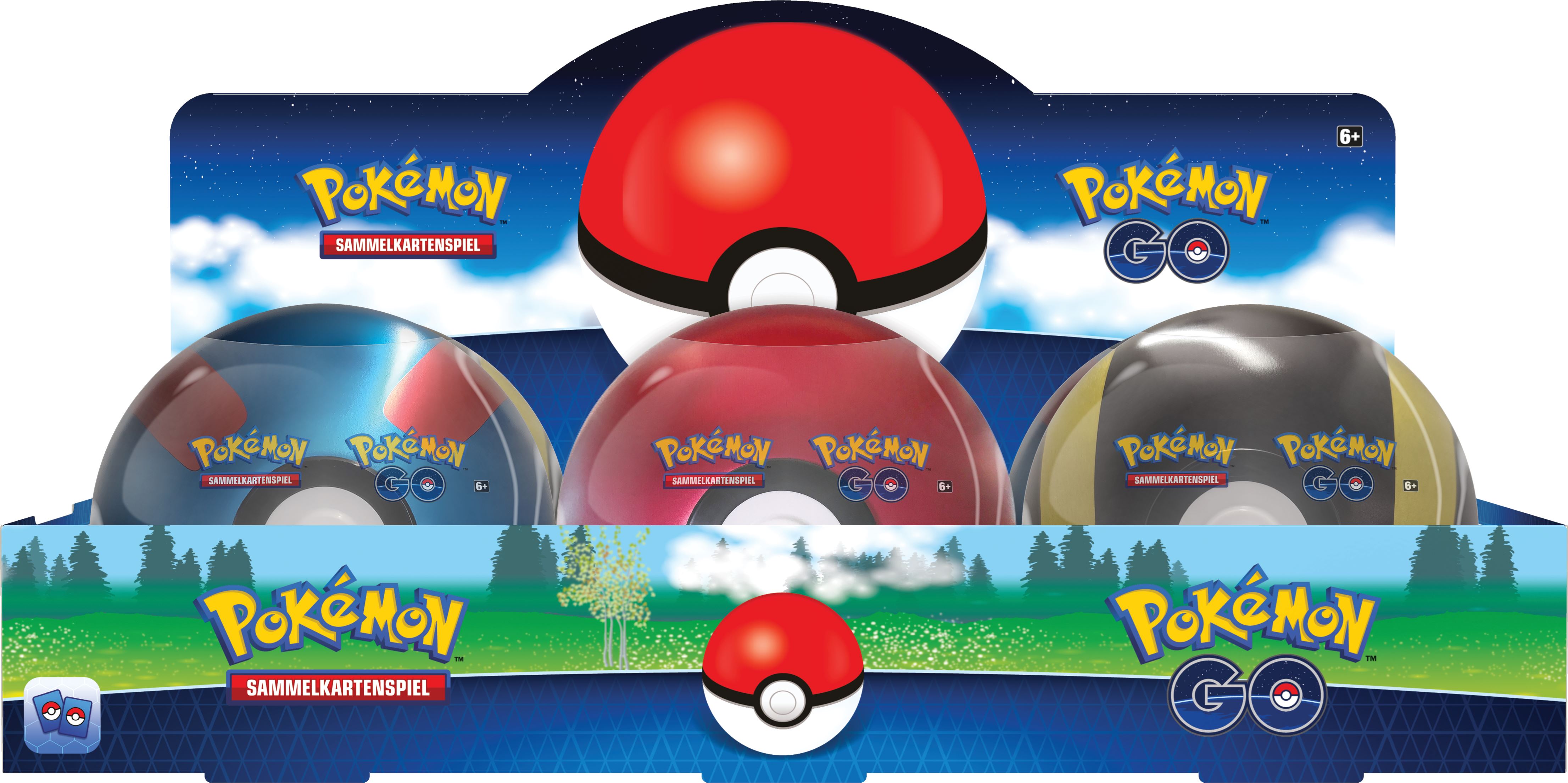 Pokémon GO – Pokéball-Tin-Display – Deutsch