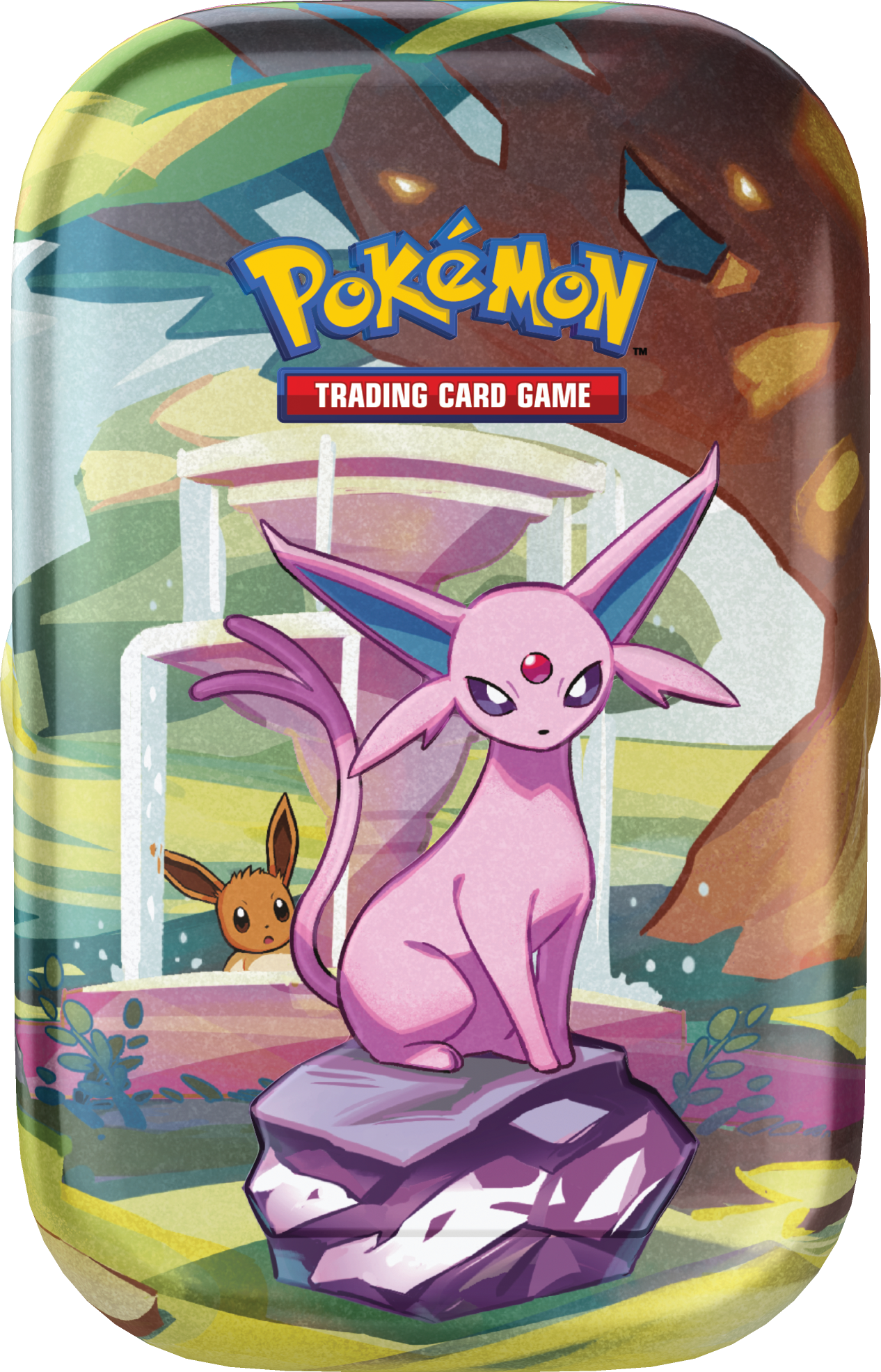 Pokémon Karmesin & Purpur – Prismatische Entwicklungen Mini-Tin-Box Espeon – Deutsch