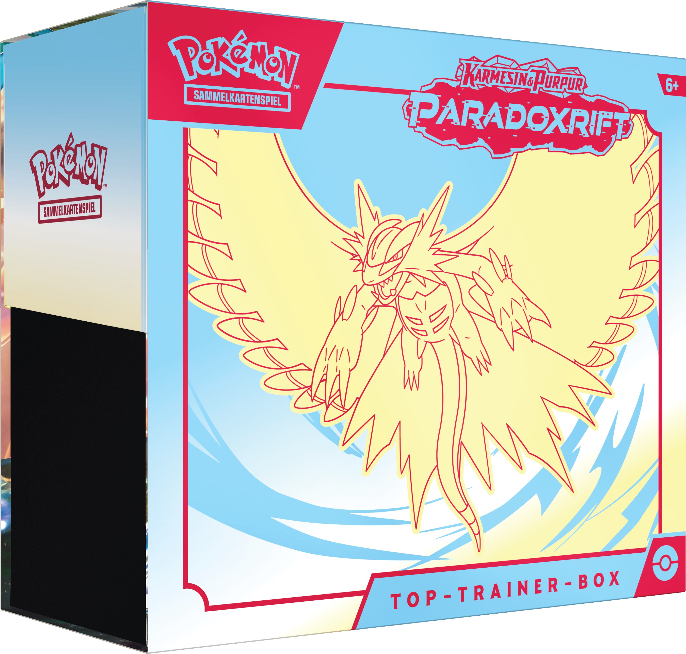 Pokémon Karmesin & Purpur – Paradoxrift Top-Trainer-Box Roaring Moon – Deutsch