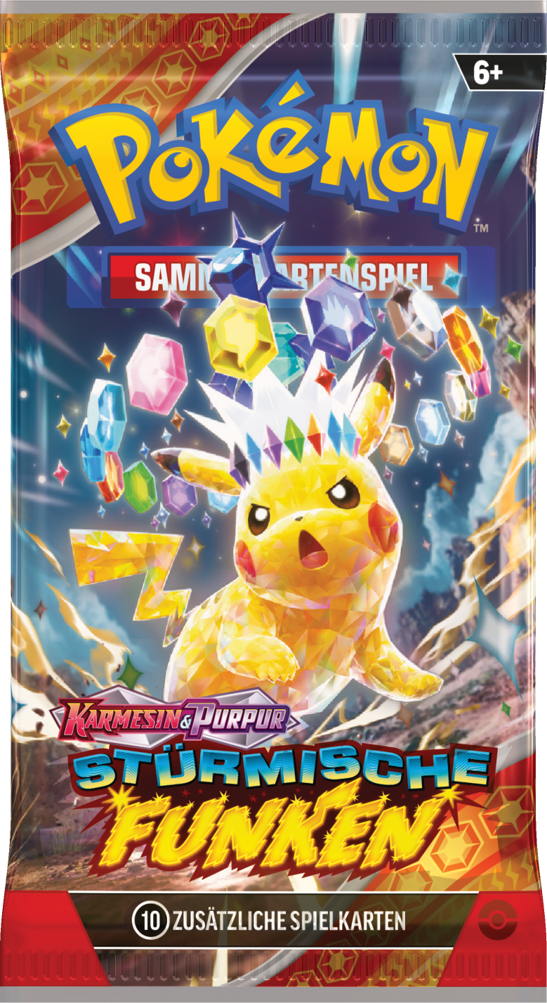 Pokémon Karmesin & Purpur – Stürmische Funken Booster Pikachu Stellar – Deutsch