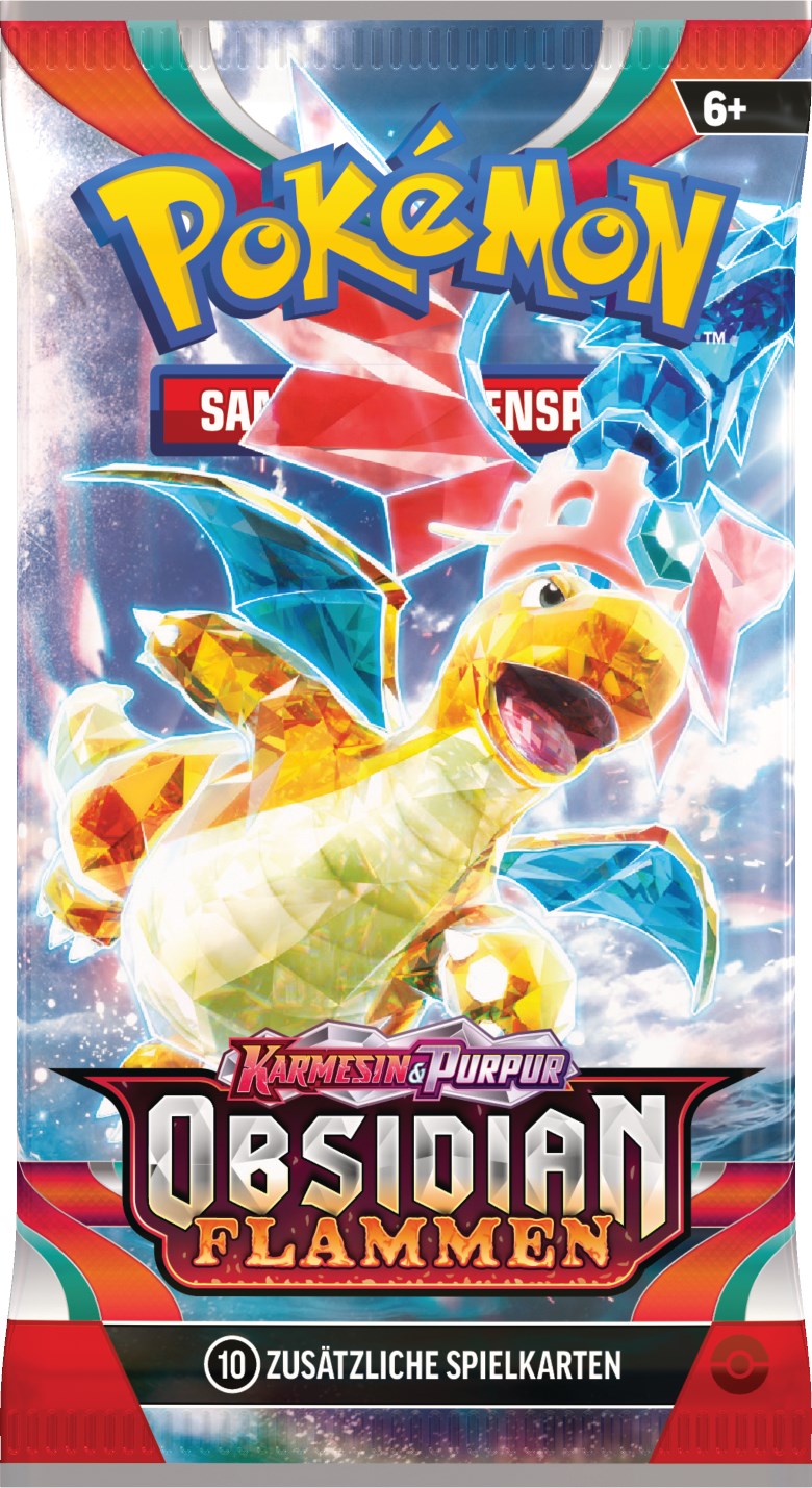 Pokémon Karmesin & Purpur – Obsidianflammen Booster Dragonite – Deutsch