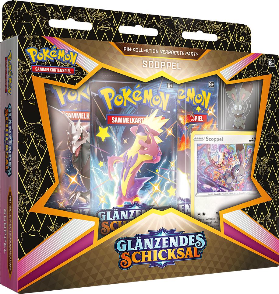Pokémon Glänzendes Schicksal Pin-Kollektion Scoppel – Deutsch