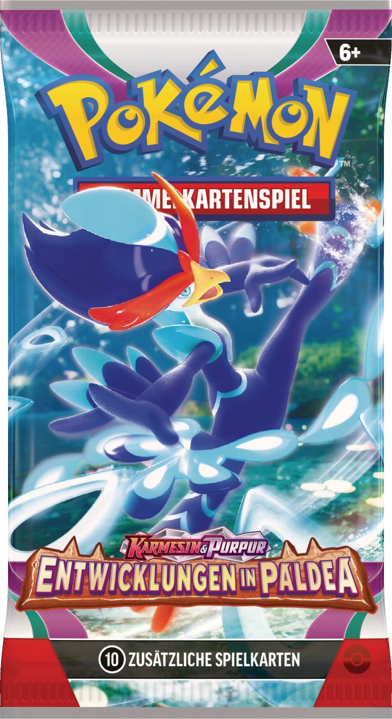 Pokémon Karmesin & Purpur – Entwicklungen in Paldea Booster Quaquaval – Deutsch