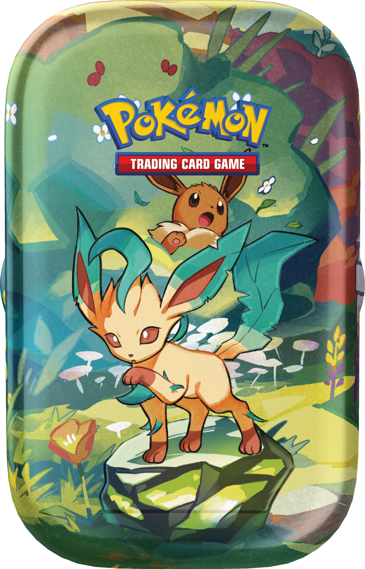 Pokémon Karmesin & Purpur – Prismatische Entwicklungen Mini-Tin-Box Leafeon – Deutsch