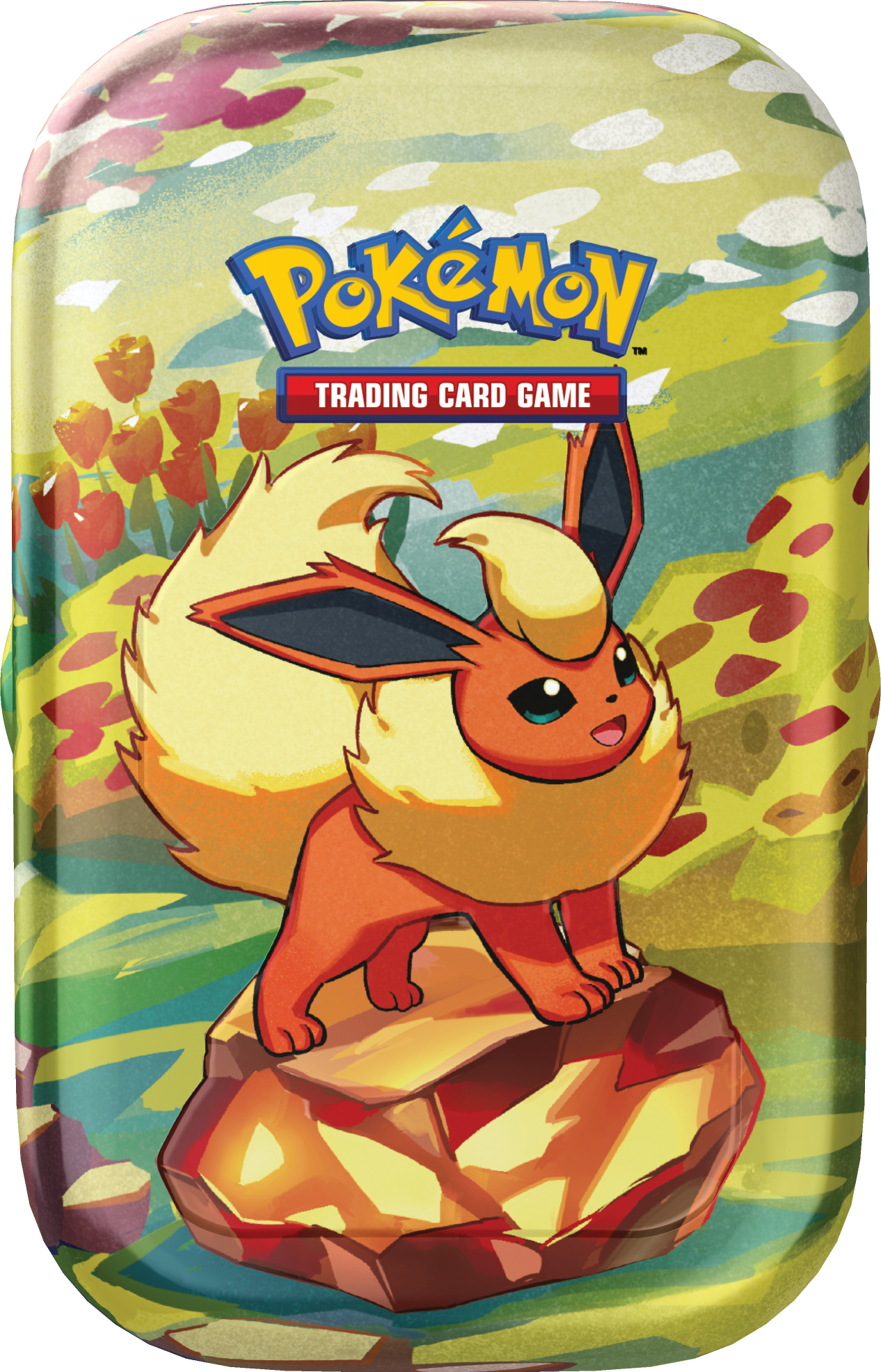 Pokémon Karmesin & Purpur – Prismatische Entwicklungen Mini-Tin-Box Flareon – Deutsch