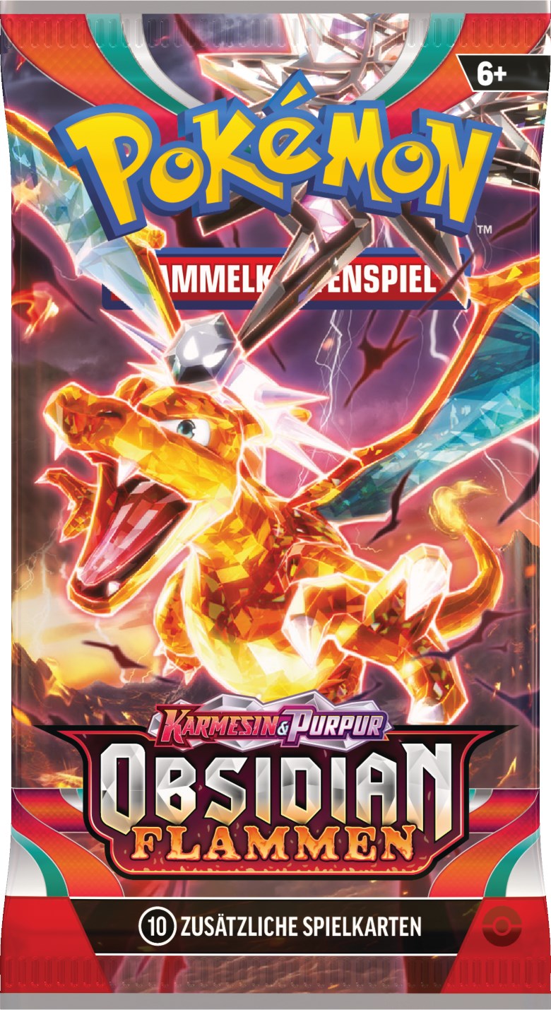 Pokémon Karmesin & Purpur – Obsidianflammen Booster Charizard – Deutsch
