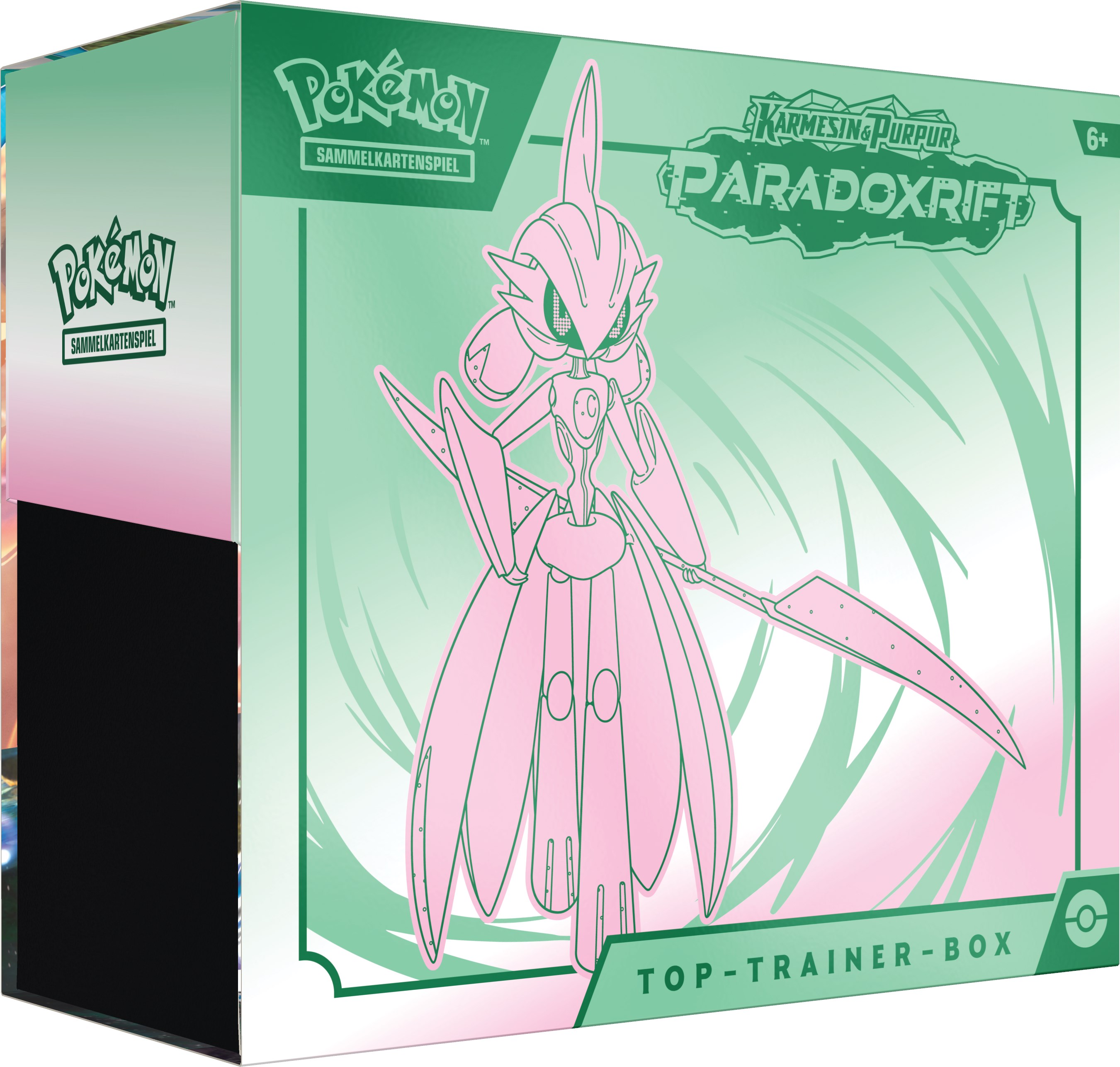 Pokémon Karmesin & Purpur – Paradoxrift Top-Trainer-Box Iron Valiant – Deutsch