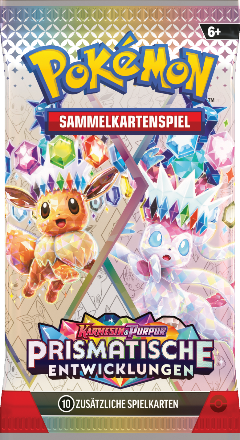 Pokémon Karmesin & Purpur – Prismatische Entwicklungen Booster Eevee and Sylveon – Deutsch