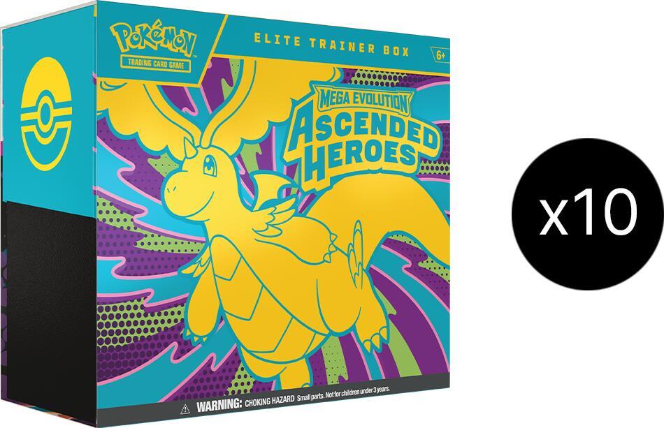 Pokémon Ascended Heroes Elite Trainer Box Case – Englisch