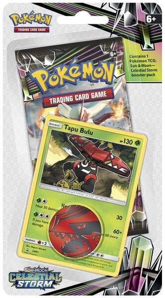 Pokémon Celestial Storm Single Pack Blister [Tapu Bulu] – Englisch