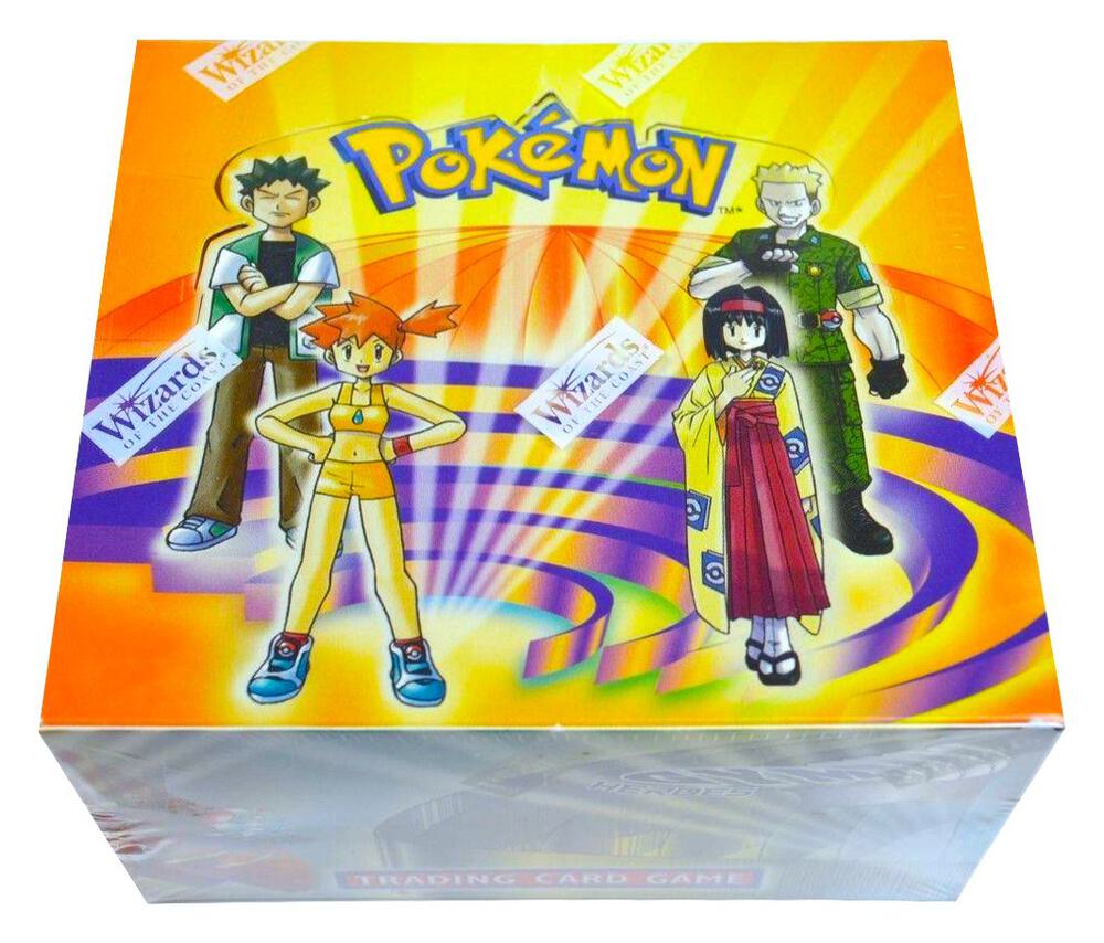 Pokémon Gym Heroes Booster Box [Unlimited Edition] – Englisch