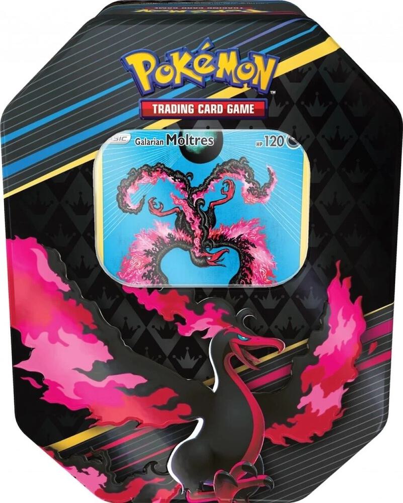 Pokémon Crown Zenith Tin [Galarian Moltres] (International Version) – Englisch
