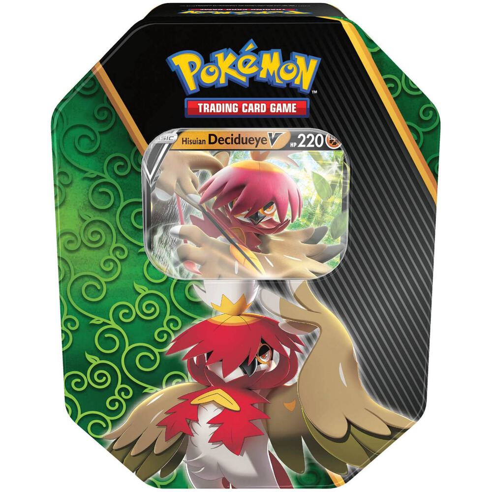 Pokémon Divergent Powers Tin [Hisuian Decidueye V] (International Version) – Englisch
