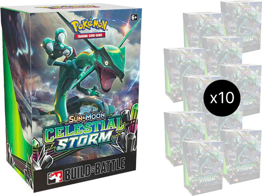 Pokémon Celestial Storm Build & Battle Box Display – Englisch
