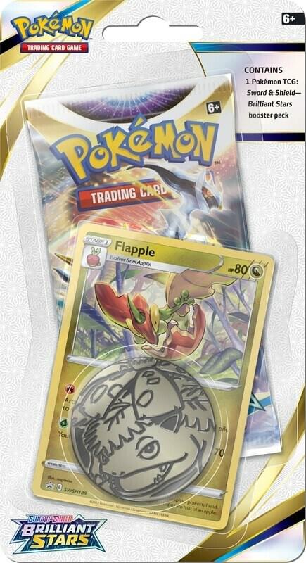 Pokémon Brilliant Stars Single Pack Blister [Flapple] – Englisch