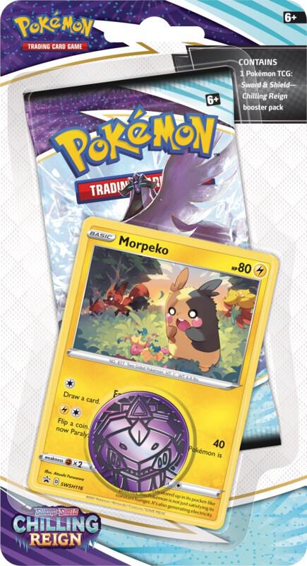 Pokémon Chilling Reign Single Pack Blister [Morpeko] – Englisch
