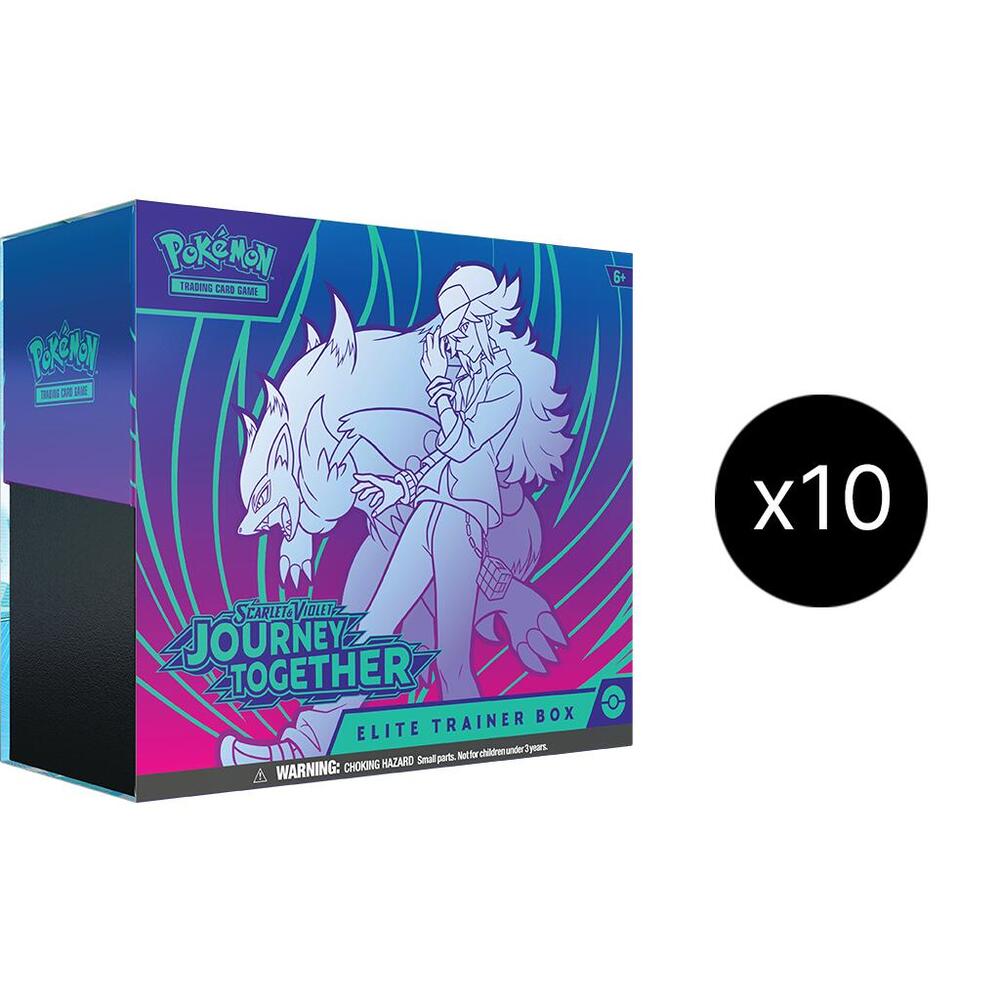 Pokémon Journey Together Elite Trainer Box Case – Englisch