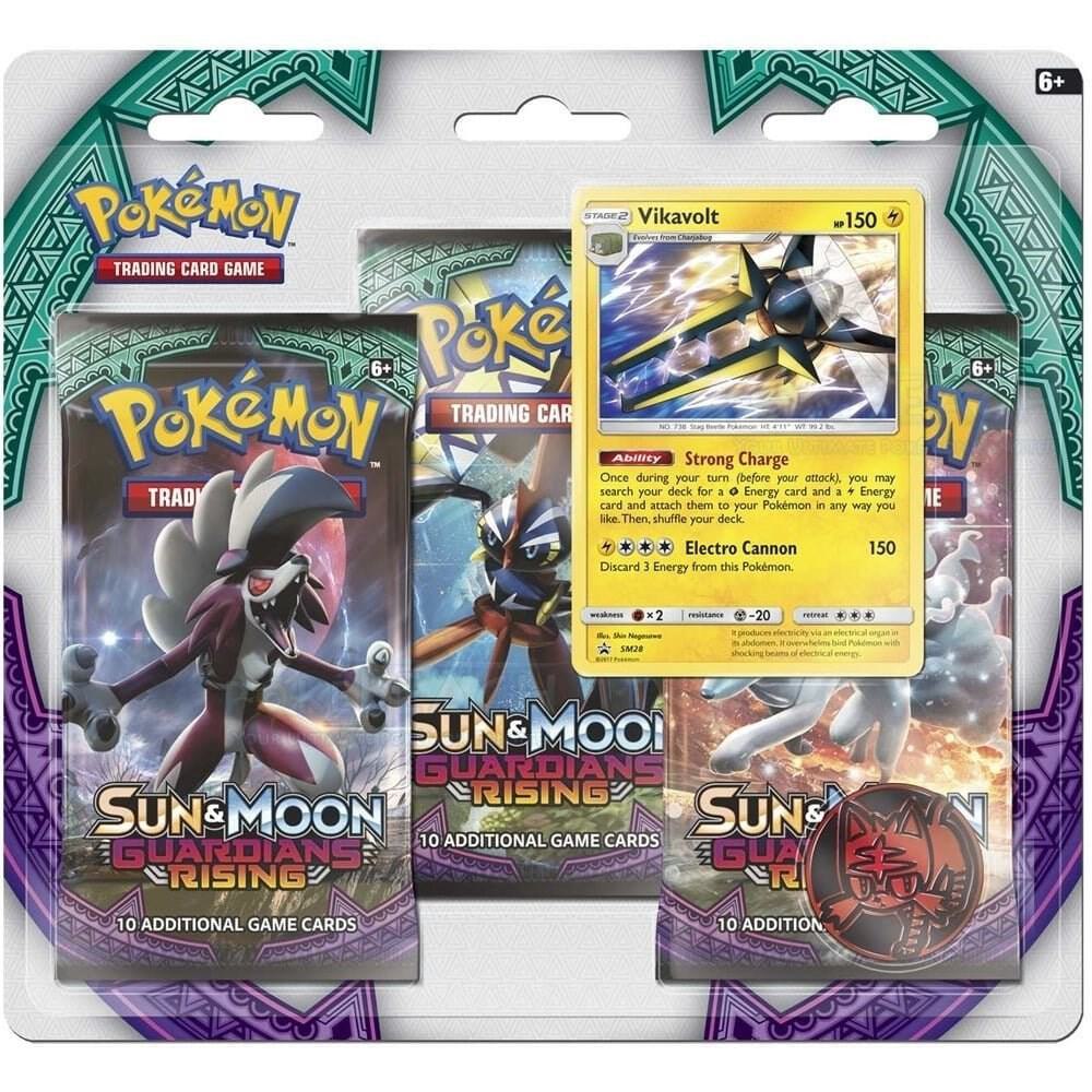 Pokémon Guardians Rising 3 Pack Blister [Vikavolt] – Englisch