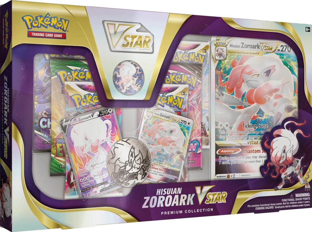 Pokémon Hisuian Zoroark VSTAR Premium Collection – Englisch