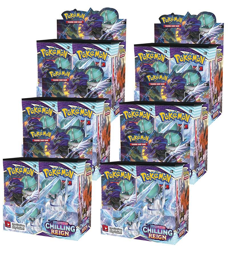 Pokémon Chilling Reign Booster Box Case – Englisch