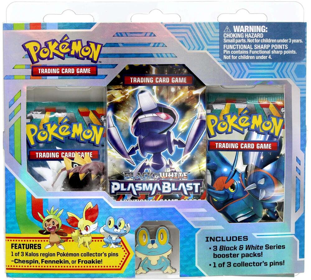 Pokémon Collector's Pin Three Pack Blisters (Froakie) – Englisch