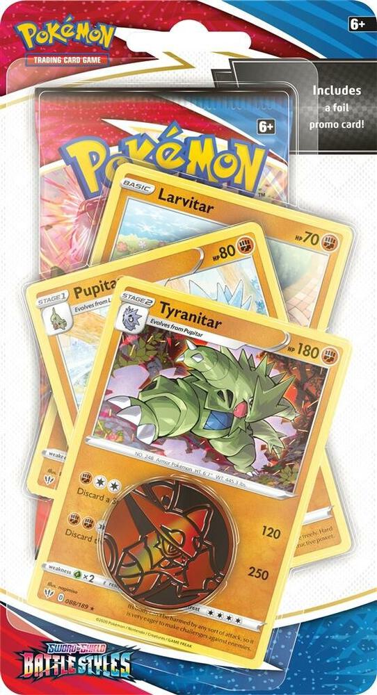 Pokémon Battle Styles Premium Checklane Blister [Tyranitar] – Englisch